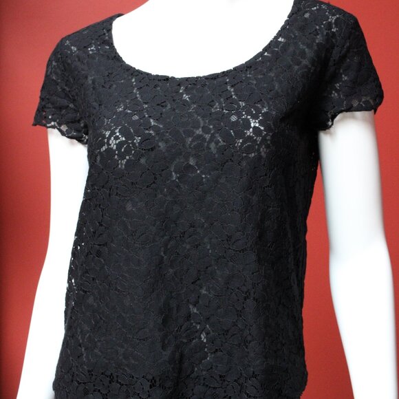 Talula Black Lace Blouse - Picture 3 of 13